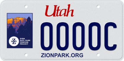 Zion National Park Plate